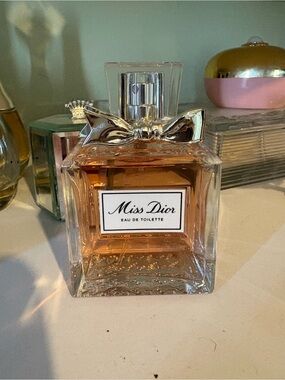 New, no box Dior Miss Dior Eau de Toilette in Pink/Gold Bottle 50 ml